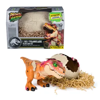 Primal Hatch, Jurassic World, Interaktiver T-Rex im Ei, 100+ Soundeffekte und Reaktionen Primal Hatch, Jurassic World, Interaktiver T-Rex im Ei, 100+ Soundeffekte und Reaktionen