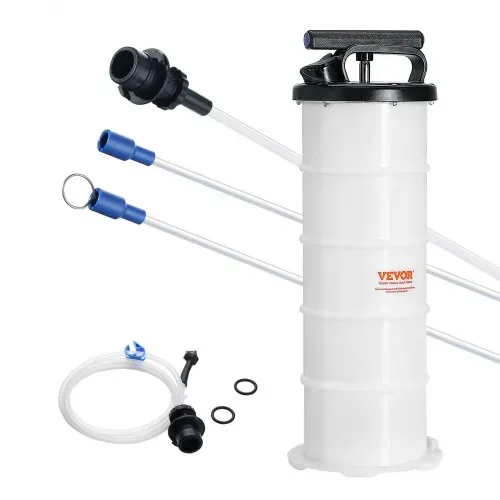 VEVOR Ölabsaugpumpe 6,5L Manuell Ölabsauggerät Ø200x550mm Ölwechselpumpe Auto Absaugpumpe Handpumpe Flüssigkeitsabsaugpumpe Geeignet zum Absaugen von Motoröl Getriebeöl Bremsflüssigkeit – Bild 8