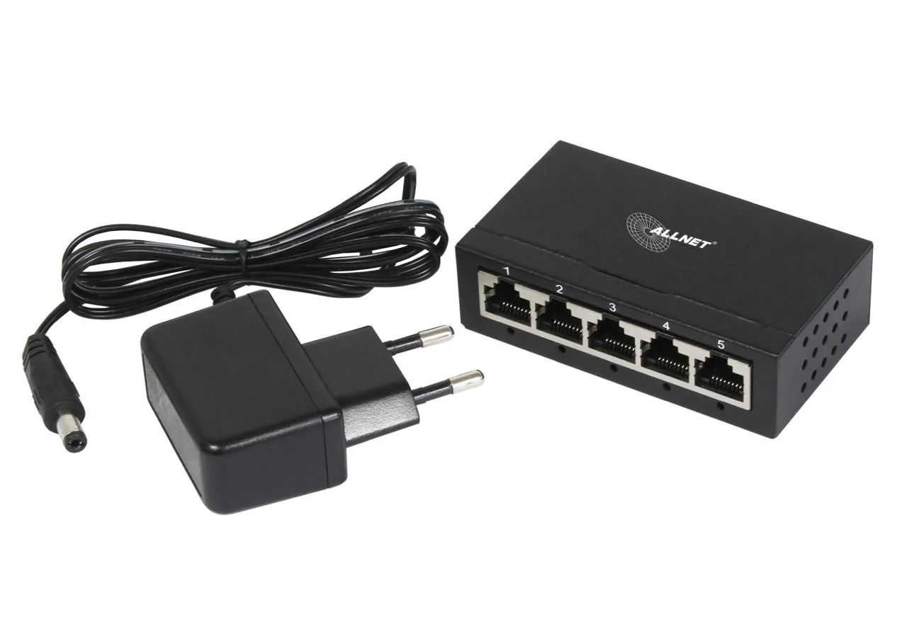 ALLNET Switch unmanaged Layer2 5 Port • 5x 1GbE • Lüfterlos • ALL-SG8005 – Bild 3