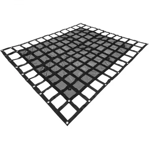 VEVOR Ladungsnetz mit Maschenware, 2,44 m x 2,04 m Ladungsnetz für die Ladefläche von Pickups, robuste Ladungsnetze mit Klemmschnallen, S-Haken und Kreuzgurten, Ladungsnetz für die Ladefläche von Anhängern, SUVs und Jeeps (243,84 cm x 203,24 cm) – Bild 9