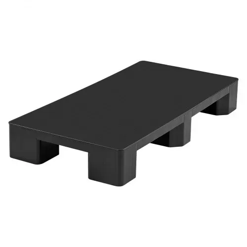 VEVOR Kunststoffpalette 1000x500x136 mm, Universale Leichtpalette mit 1000 kg Statischer Traglast, Geschlossene Industriepalette mit 2-Wege-Einfahrt, Nestbare Bodenpalette für Lager Garage Supermarkt – Bild 10