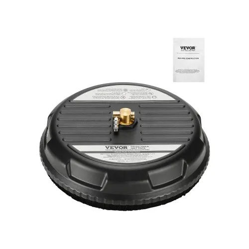 VEVOR 385 mm Hochdruckreiniger-Oberflächenreiniger, Flächenreiniger-Aufsatz aus Kunststoff auf Rädern, 276 Bar max. 0,635 cm Anschlussstück, 2 Sprühdüsen für Beton, Gehweg, schwarz VEVOR 385 mm Hochdruckreiniger-Oberflächenreiniger, Flächenreiniger-Aufsatz aus Kunststoff auf Rädern, 276 Bar max. 0,635 cm Anschlussstück, 2 Sprühdüsen für Beton, Gehweg, schwarz