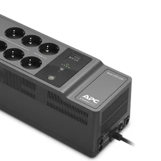 APC Back-UPS BE650G2-GR – USV 8x Schuko, 650VA, 1 USB-Ladegerät, 1 USB-Datenanschluss APC Back-UPS BE650G2-GR – USV 8x Schuko, 650VA, 1 USB-Ladegerät, 1 USB-Datenanschluss