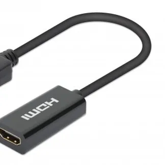 Manhattan 153713 Kabeladapter DisplayPort HDMI Schwarz Manhattan 153713 Kabeladapter DisplayPort HDMI Schwarz