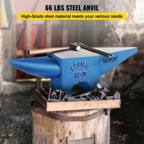 VEVOR Amboss 30kg Schmiede-Amboss für Schmiede Doppeltes Horn aus Stahl Schmiedwerkzeug robust VEVOR Amboss 30kg Schmiede-Amboss für Schmiede Doppeltes Horn aus Stahl Schmiedwerkzeug robust