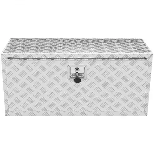 VEVOR Unterboden-Lkw-Box, 914 x 355 x 405 mm Pickup-Aufbewahrungsbox, Aluminium-Werkzeugkasten mit Schloss & Schlüsseln, Wasserdichte Anhänger-Werkzeugkiste für Lkw, Transporter, Anhänger usw. – Bild 9