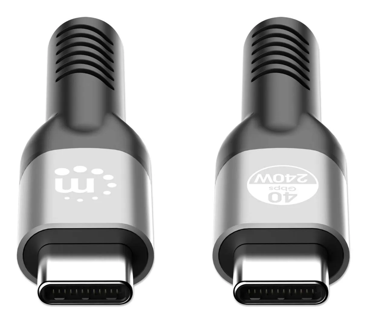 Manhattan 356381 USB Kabel USB4 Gen 3x2 2 m USB C 40 Gbit/s 240 W Schwarz – Bild 4