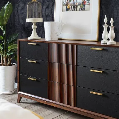 VEVOR Tapete selbstklebend, 40 cm x 10 m, Wandtapete, Klebefolie mit rissiger Struktur, Möbelfolie, Möbelaufkleber, dekorative Vinylrolle für Schlafzimmer, Küche, Büro, Badezimmer, Schwarz – Bild 7