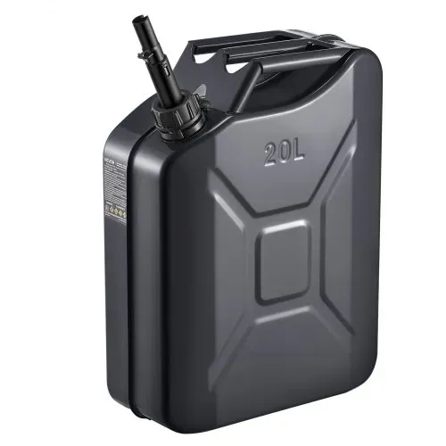 VEVOR Kraftstoffkanister Metall 20 L, Benzinkanister mit Ausgießer & Komfortgriff, 6 L/min Durchflussrate, Auslaufsicherer & Korrosionsbeständiger, Ideal für Autos, Motorräder, ATVs & UTVs, Schwarz – Bild 10
