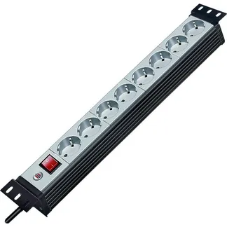 Premium-Line Steckdosenleiste 8-fach, 19″ Format Premium-Line Steckdosenleiste 8-fach, 19″ Format