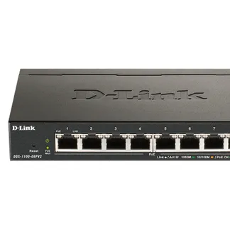D-Link DGS-1100-08PV2 Managed L2/L3 Gigabit Ethernet (10/100/1000) Power over Ethernet (PoE) Schwarz D-Link DGS-1100-08PV2 Managed L2/L3 Gigabit Ethernet (10/100/1000) Power over Ethernet (PoE) Schwarz