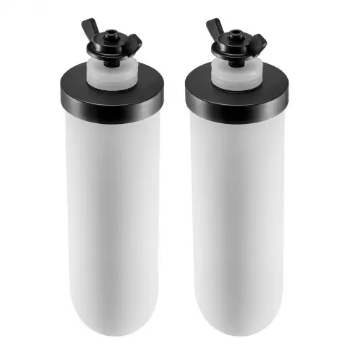 VEVOR Schwerkraft-Wasserfiltersystem Ersatz Wasserfilter-Ersatz Reinigungselemente, Keramik-Ersatzfilter, leicht austauschbarer Wasserfilter, , kompatibel mit den meisten Marken, 2 Stk. weiß – Bild 10