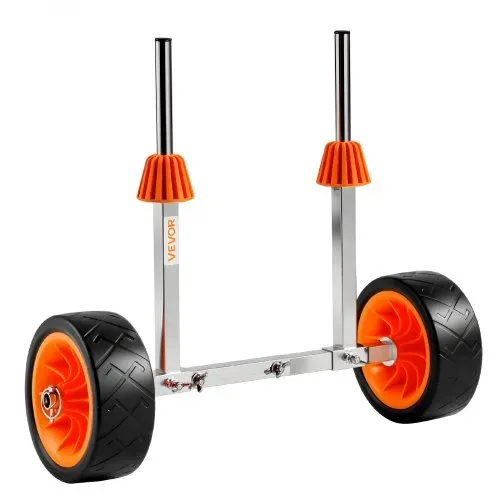 VEVOR Kajakwagen, 113 kg, Kanuwagen mit 19,1 cm Vollgummireifen & 4 m Spanngurt, Bootswagen zum Transportieren von Kajaks, Kanus, Paddleboards, Jon-Booten, Wassersportgeräte, 560x190x485 mm – Bild 10