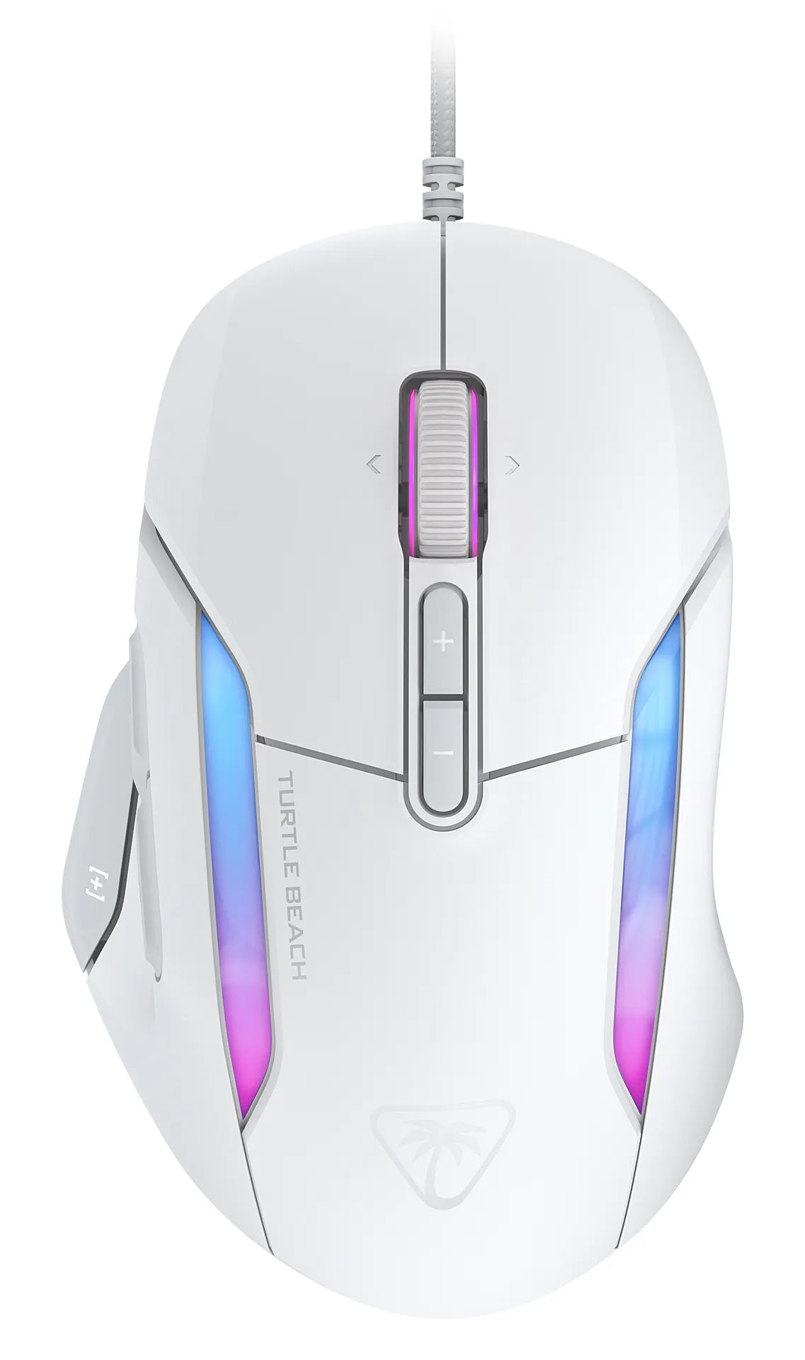 Turtle Beach Kone II – Ergonomische RGB-Gaming-Maus, 26K DPI Optischer Sensor, optische Schalter mit 100 Mio. Klick-Lebensdauer, 23 programmierbare Funktionen, 4D-Scroll-Rad, Weiß Turtle Beach Kone II – Ergonomische RGB-Gaming-Maus, 26K DPI Optischer Sensor, optische Schalter mit 100 Mio. Klick-Lebensdauer, 23 programmierbare Funktionen, 4D-Scroll-Rad, Weiß