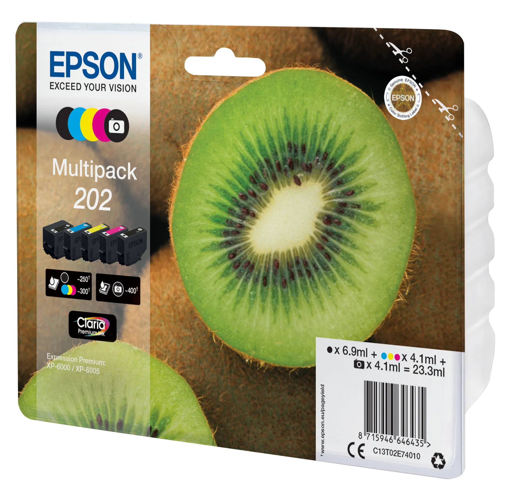 Epson Kiwi Multipack 5-colours 202 Claria Premium Ink – Bild 2
