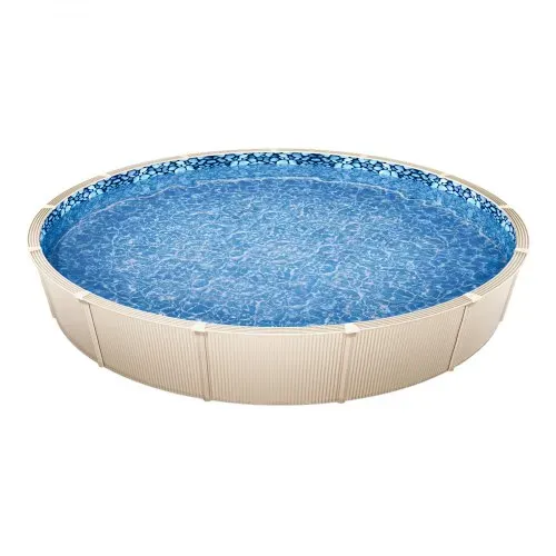 VEVOR Runde Poolfolie, φ732x147 cm, Innenfolie, Ersatzfolie, Innenhülle, Schwimmbadfolie, Folie aus Vinyl im Überlappungsstil mit Standardstärke, verschleißfest, für Aufstellpools mit 54 Zoll Wandhöhe – Bild 9