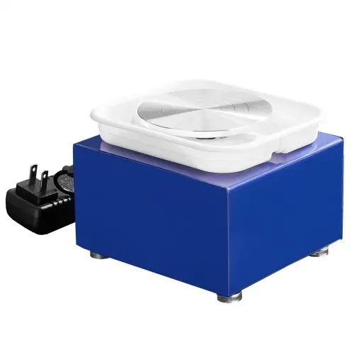 VEVOR Töpferscheibe Keramik Rad Maschine 30 W, Blau Elektrische Töpferscheibe Maschine 10 cm 300 U/min Töpferscheibenmaschine, Formmaschine mit Schürze, Geeignet für Anfänger, Enthusiasten usw. – Bild 10