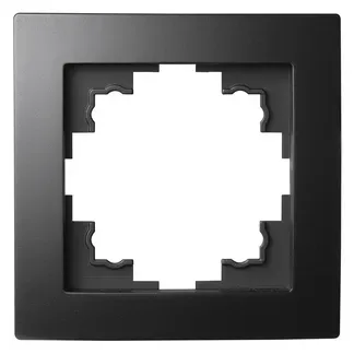 Rahmen McPower “Flair“, 1-fach, matt schwarz Rahmen McPower “Flair“, 1-fach, matt schwarz