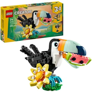 31173 Creator 3-in-1 Wilde Tiere: Tropischer Tukan, Konstruktionsspielzeug 31173 Creator 3-in-1 Wilde Tiere: Tropischer Tukan, Konstruktionsspielzeug