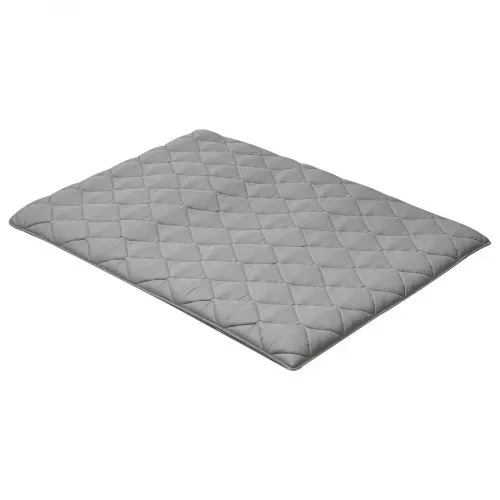 VEVOR japanische Futon-Matratze (2032 x 1372 x 89 mm), faltbare Tatami Bodenmatratze (Full Size) mit Aufbewahrungstasche & Befestigungsmaterial, 9-lagige Schlafmatte für Meditation Yoga, Grau – Bild 8