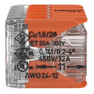 Wago Serie 221 – 10*4mm (15 Stück) Wago Serie 221 – 10*4mm (15 Stück)