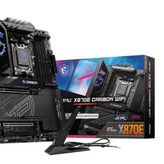 MSI MPG X870E CARBON WIFI Motherboard AMD X870E Sockel AM5 ATX MSI MPG X870E CARBON WIFI Motherboard AMD X870E Sockel AM5 ATX