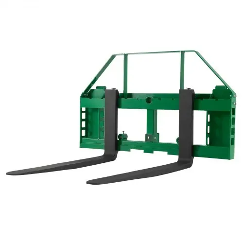 VEVOR Schnellbefestigung, 1814 kg Traglast, Palettengabelrahmenaufsatz mit 915 mm langen Gabeln, Gabelstaplerklingen, 5,1 cm Anhängerkupplung und Speerhülsen, passend für JD-Traktoren – Bild 8