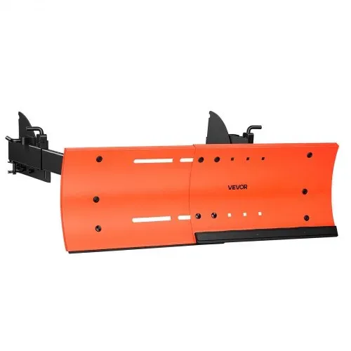VEVOR Schneeschild 559-813mm Breitenverstellbarer Schneepflugaufsatz Orange, für Meisten Schneefräsen Geeignet, Zweibetriebsmodus, Abnehmbares, Kohlenstoffstahl-Räumschild, Effiziente Schneeräumung – Bild 9
