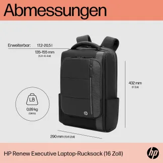 HP Renew Executive Laptop-Rucksack (16 Zoll) HP Renew Executive Laptop-Rucksack (16 Zoll)