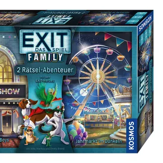 Kosmos EXIT- Das Spiel Family: Backstage Boys / Jahrmarkt im Dunkeln Kosmos EXIT- Das Spiel Family: Backstage Boys / Jahrmarkt im Dunkeln