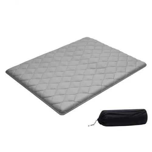 VEVOR japanische Futon-Matratze (2032 x 1524 x 89 mm), faltbare Tatami (Queen Size), Bodenmatratze mit Aufbewahrungstasche & Befestigungsmaterial, 9-lagige Schlafmatte für Meditation Yoga, Grau VEVOR japanische Futon-Matratze (2032 x 1524 x 89 mm), faltbare Tatami (Queen Size), Bodenmatratze mit Aufbewahrungstasche & Befestigungsmaterial, 9-lagige Schlafmatte für Meditation Yoga, Grau