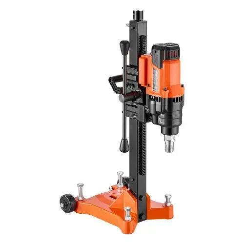 VEVOR Diamant Kernbohrmaschine 2500 W Kernbohrgerät Trocken/Nass 20-202 mm, für Beton Ziegel Keramikfliesen Asphalt Marmorböden, Inkl. 8 Bohrer & Rollständer & Tragegriff, 800 U/min, UNC1 1/4–7 Gewinde – Bild 8