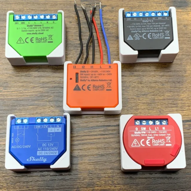 Shelly Zubehör / Kombinierbarer Wand-/ Hutschienenhalter für Shelly Dimmer 0/1-10V PM Gen3 – Bild 4