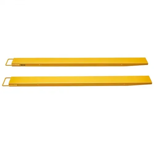 VEVOR 2er-Set Gabelverlängerungen 1820 mm Zinkenverlängerung 1,815 Tonnen Tragfähigkeit Gabelzinken Q235 Kohlenstoffstahl einteiliges Design Palettengabelverlängerung Kompatibel mit 127 mm Gabeln – Bild 8