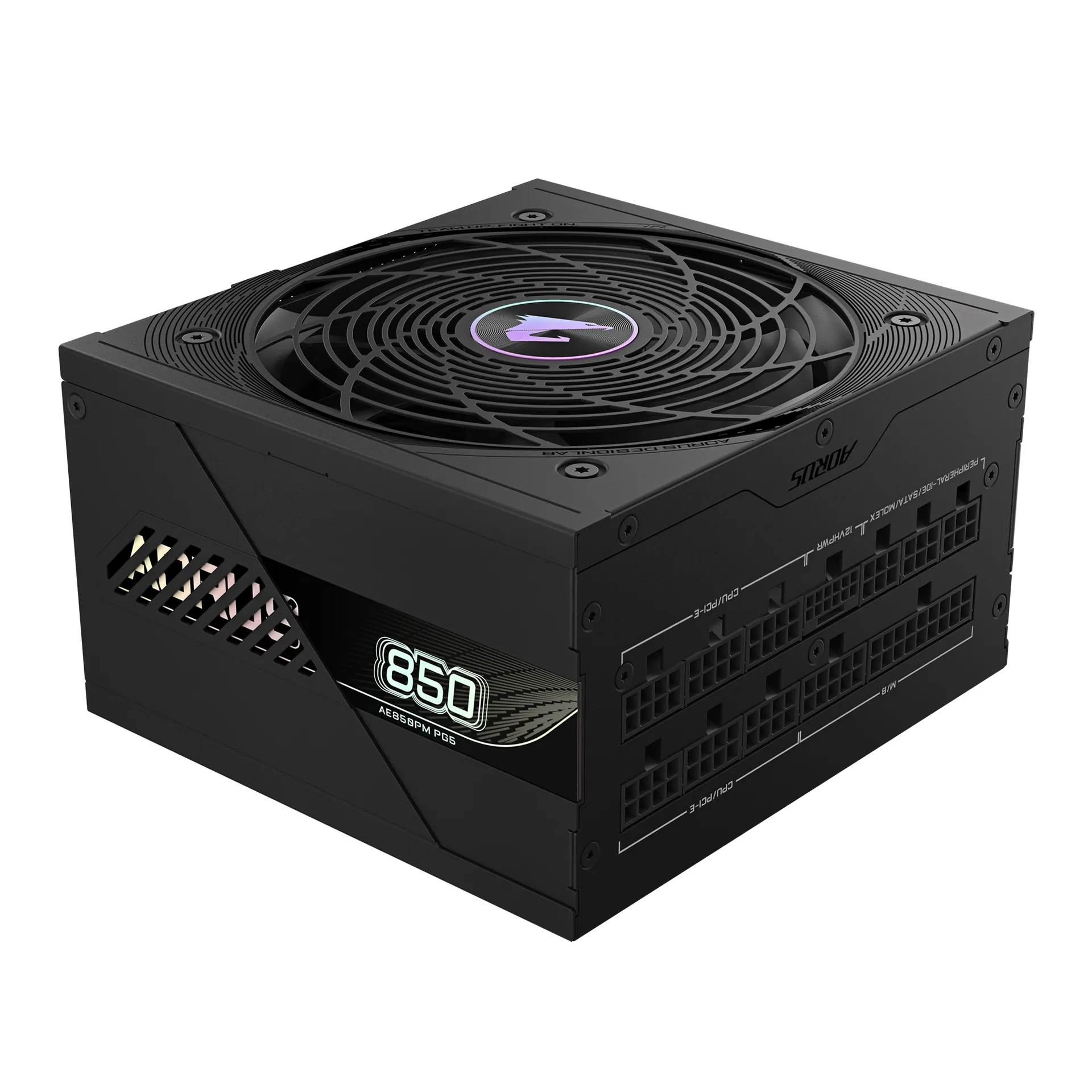 GIGABYTE AORUS ELITE P850W Netzteil - PCIe 5.0, 80 PLUS Platinum, Vollmodulares Design, 120mm Lüfter, ATX 3.0-kompatibel, EU-Stecker – Bild 5
