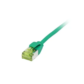 Patchkabel RJ45, CAT6A 500Mhz, 0.15m, grün, U/FTP, slimline rund d=3,8mm, TPE/LSZH(Superflex), AWG32, mit CAT7 Rohkabel, Synergy 21 Patchkabel RJ45, CAT6A 500Mhz, 0.15m, grün, U/FTP, slimline rund d=3,8mm, TPE/LSZH(Superflex), AWG32, mit CAT7 Rohkabel, Synergy 21