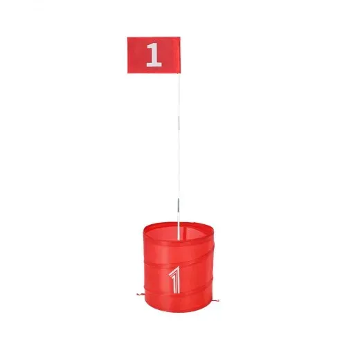 VEVOR Golfspiel Set, 6-Loch-Golfplatz, Übungsspiele für Golf im Eimer, Golf-Chipping-Spiel für den Außenbereich, tragbares Outdoor-Golfspiel, Ideal für Rasen, Hof, Camping, Park, Strand – Bild 8