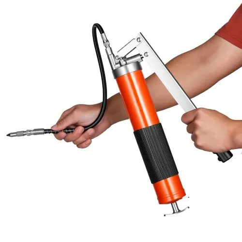 VEVOR Fettpresse, 689 bar, Pistolengriff-Schmierpressen-Set mit 0,4 L Fassungsvermögen, Handfettpresse inkl. 45,7 cm Flexschlauch, 1 Verlängerungsrohr & 1 scharfer Düse für Kfz & Schifffahrt – Bild 9