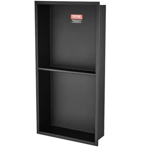 VEVOR Wandnische 10x33,02x63,5cm Duschnische Edelstahl Nische Doppellagig 100 % Wasserdicht Nischeneinbau 0-40°C Betriebstemperatur 92°-Inneneckdesign Ideal für Badezimmer Schlafzimmer Arbeitszimmer – Bild 9