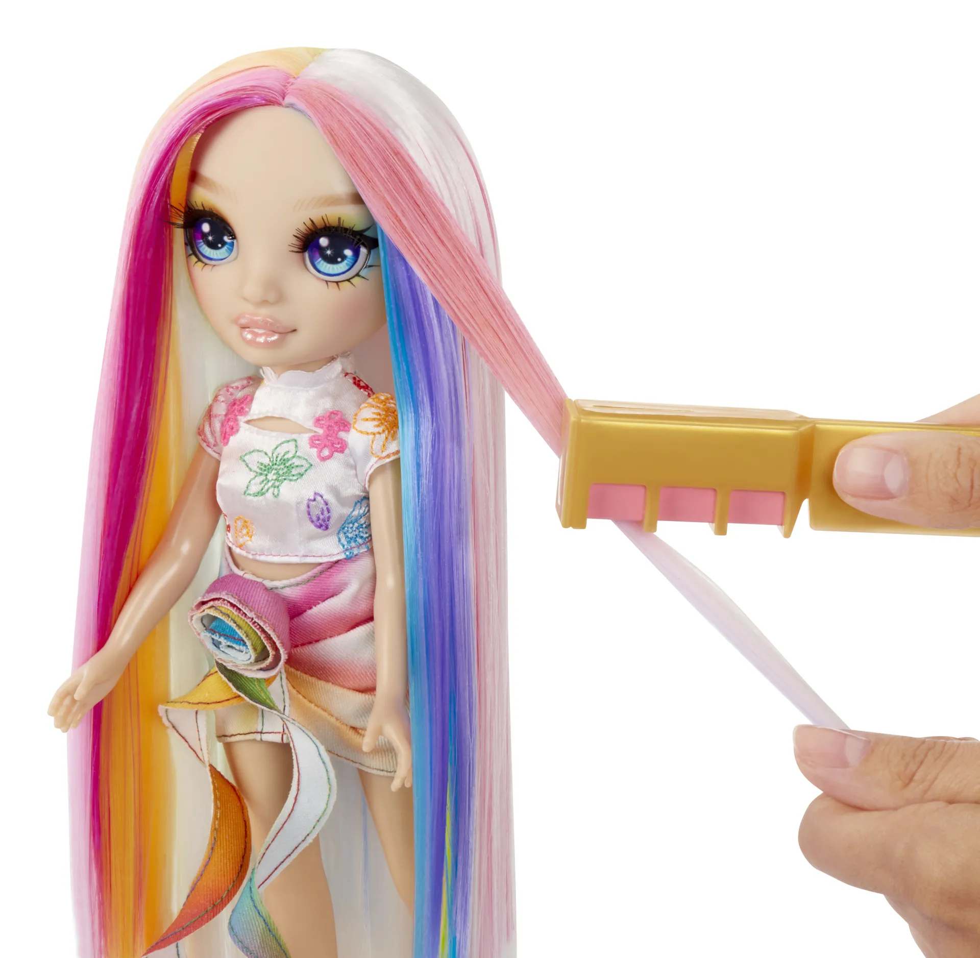 Rainbow High Hair Chalk & Style Doll- Amaya (Rainbow) – Bild 4