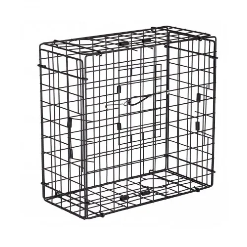 VEVOR Krabbenfalle 2er-Pack, 62 x 62 x 30 cm Krabbenreuse für Dungeness Crabs, PVC-beschichtetes Drahtgeflecht, inkl. 30 m Bleileine, Boje (Rot+ Weiß) und Handschuhen, Angelzubehör für Salzwasser – Bild 9