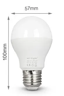MiBoxer FUT014 LED Retrofit E27 6W RGB-WW (RGB-CCT) Lampe mit Funk und WLAN – Bild 2