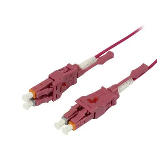 LWL-2-Faser-Patchk. 1.5mtr.LC-LC, 50/125um,OM4, Uniboot(drehbar), Push/Pull, AD=2mm, Synergy 21 LWL-2-Faser-Patchk. 1.5mtr.LC-LC, 50/125um,OM4, Uniboot(drehbar), Push/Pull, AD=2mm, Synergy 21