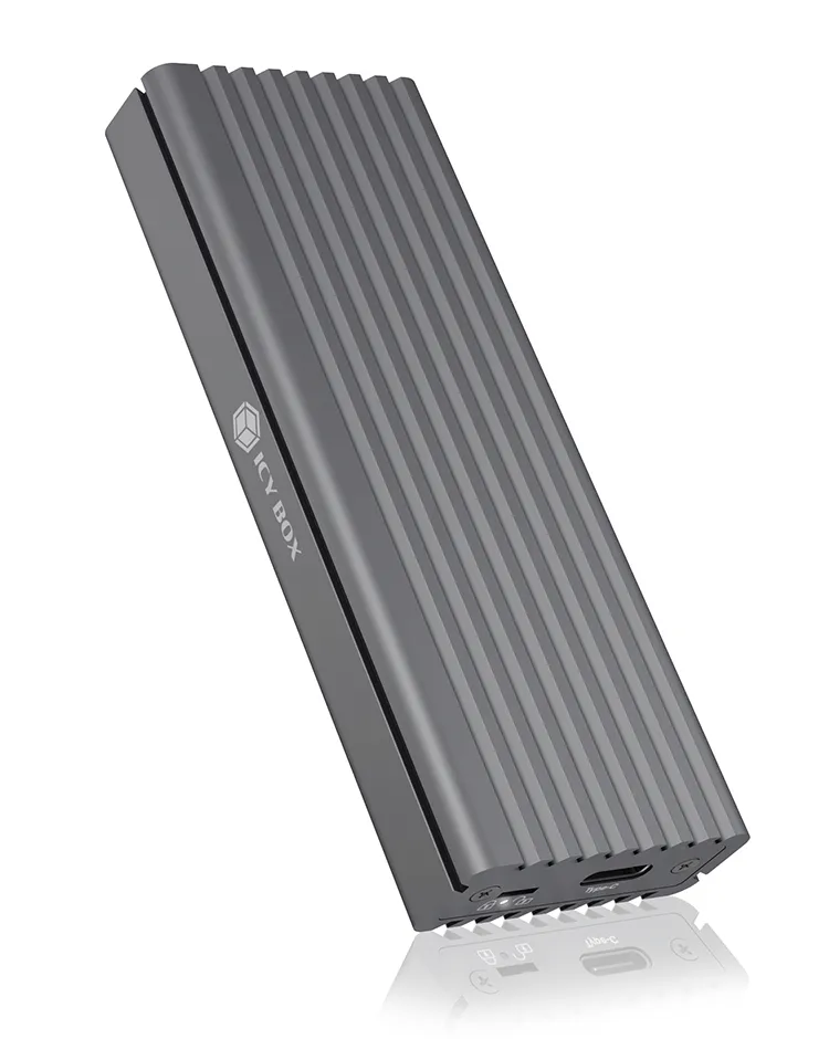 ICY BOX IB-1817M-C31, Type-C® USB 3.2 Gen 2 zu PCIe NVMe M.2 2230/2242/2260/2280 SSD Gehäuse mit Schreibschutz ICY BOX IB-1817M-C31, Type-C® USB 3.2 Gen 2 zu PCIe NVMe M.2 2230/2242/2260/2280 SSD Gehäuse mit Schreibschutz