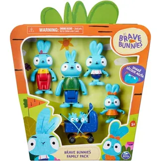Brave Bunnies Family 5er Pack mit Actionfiguren der Hasenfamilie, Spielfigur Brave Bunnies Family 5er Pack mit Actionfiguren der Hasenfamilie, Spielfigur