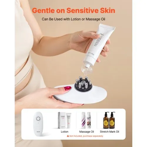 VEVOR Körperformungsgerät 3 in 1 elektrisches Cellulite-Massagegerät mit 3 einstellbaren Funktionsmodi & 60-minütiger kabelloser Nutzung, Schröpfmassage für Rücken, Bauch, Taille, Arme, Beine – Bild 5