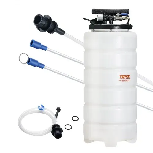 VEVOR Ölabsaugpumpe 15L Manuell Pneumatisch Ölabsauggerät 0,4–0,8 MPa Ölwechselpumpe Auto Absaugpumpe Handpumpe Flüssigkeitsabsaugpumpe Geeignet zum Absaugen von Motoröl Getriebeöl Bremsflüssigkeit – Bild 8