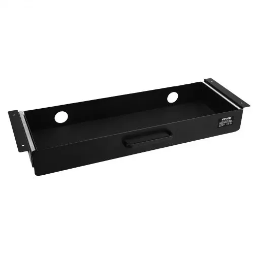 VEVOR Untertisch Schublade 635x232x75 mm, Unterbau Schreibtisch, versteckter Schreibtisch-Aufbewahrungs-Organizer, Bleistiftschublade unter dem Tisch für Sitz-Steh-Arbeitsplätze im Büro & zu Hause – Bild 10