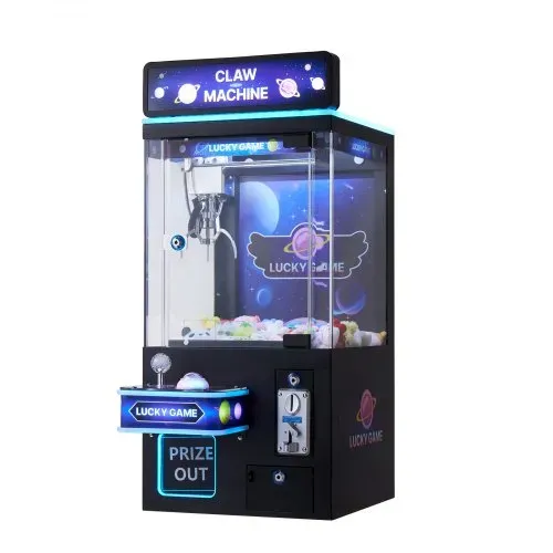 VEVOR Greifautomat, Spielautomat, mittelgroßer Arcade-Spielautomat mit Licht & Ton, verstellbaren Stahlkrallen, Gewinnautomat, Greifer, Verkaufsspielzeug, für kommerzielles Heimkino, Schwarz-Lila – Bild 8