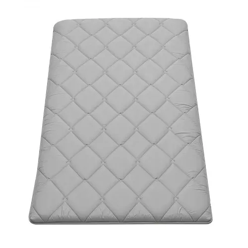 VEVOR japanische Futon-Matratze (2032 x 991 x 89 mm), faltbare Tatami (Einzelbettgröße), Bodenmatratze mit Aufbewahrungstasche & Befestigungsmaterial, 9-lagige Schlafmatte für Meditation Yoga, Grau – Bild 10
